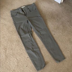 Madewell stretch grey jeans